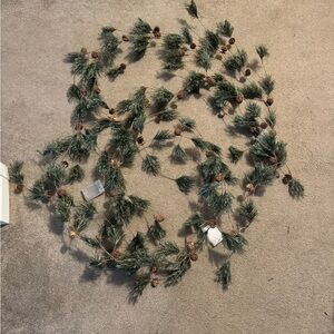 Set of 3 - Pine, Pinecone, and Bell Battery-Powered Lighted Garlands | 5.5 feet